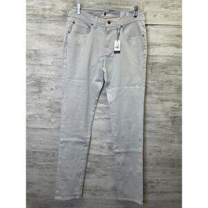 Johnnie O Corduroy Pants 30x34 Chrome Gray Skinny Leg Stretch